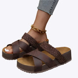 Bethany - Comfortabele Zacht-Gevlochten Dames Sandalen