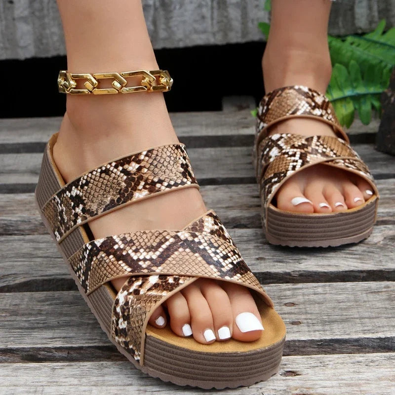 Bethany - Comfortabele Zacht-Gevlochten Dames Sandalen