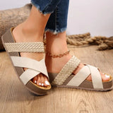 Bethany - Comfortabele Zacht-Gevlochten Dames Sandalen