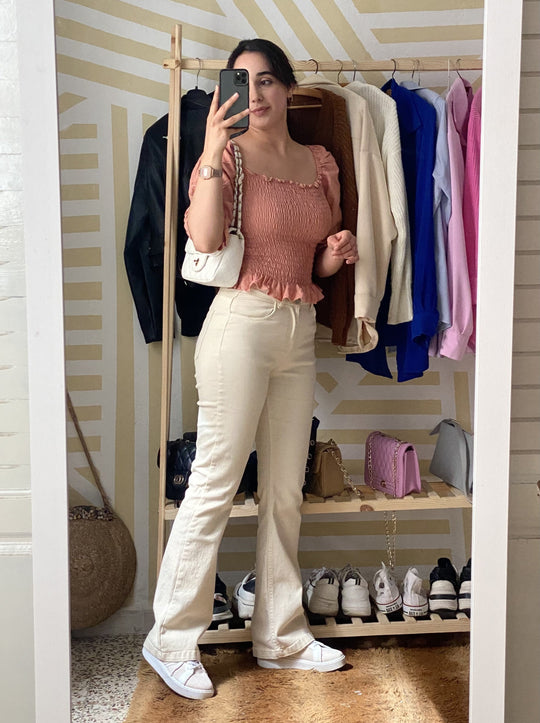 Cyra Flare Jeans | Elegantie en Comfort in Eén