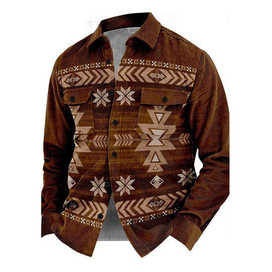 Jas met Knopen en Hoge Kraag voor Mannen | Ideaal voor de Herfst en Winter