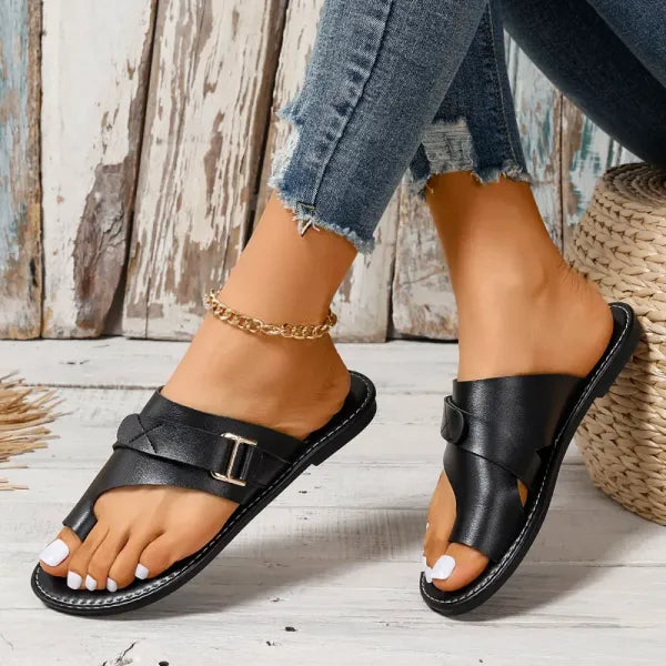 Bodø - Leren Slippers Dames