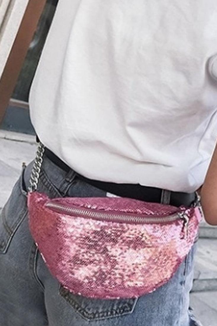 Roze Pailletten Heuptas