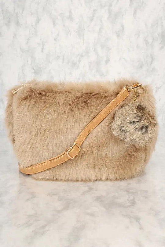 Sexy Beige Nepen Schoudertas/ Handtas