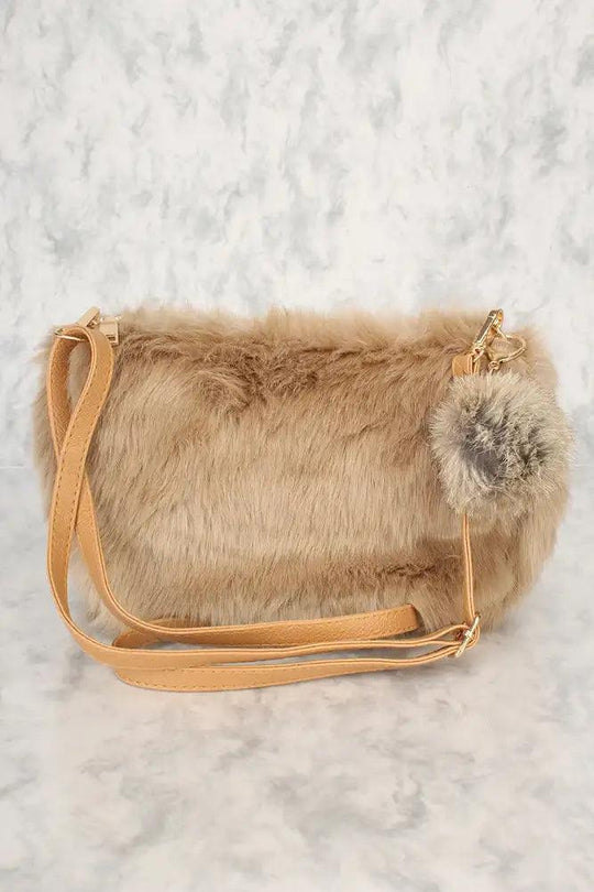 Sexy Beige Nepen Schoudertas/ Handtas