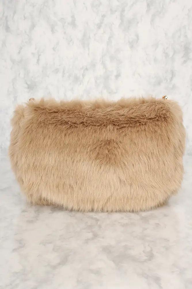 Sexy Beige Nepen Schoudertas/ Handtas