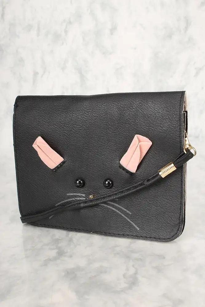 Sexy Zwarte Muis Kleine Crossbody Handtas