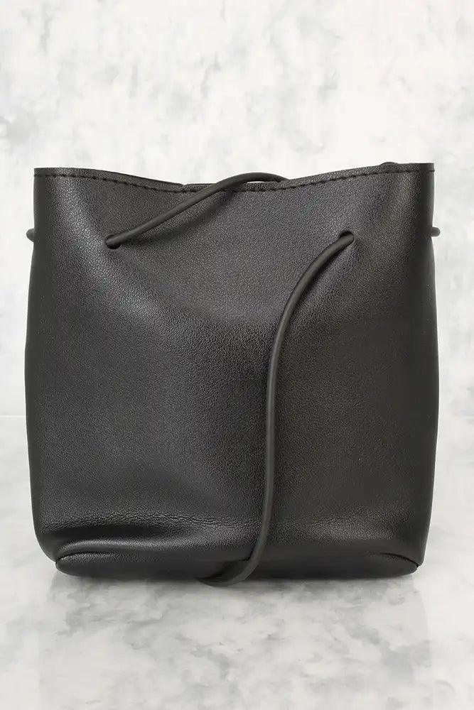 Sexy Zwarte Smiley Gezicht Print Kleine Schouder Handtas