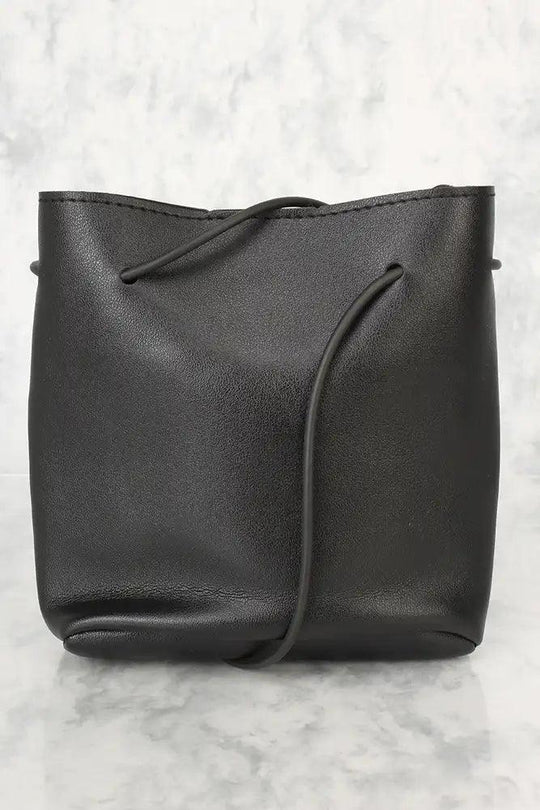Sexy Zwarte Smiley Gezicht Print Kleine Schouder Handtas