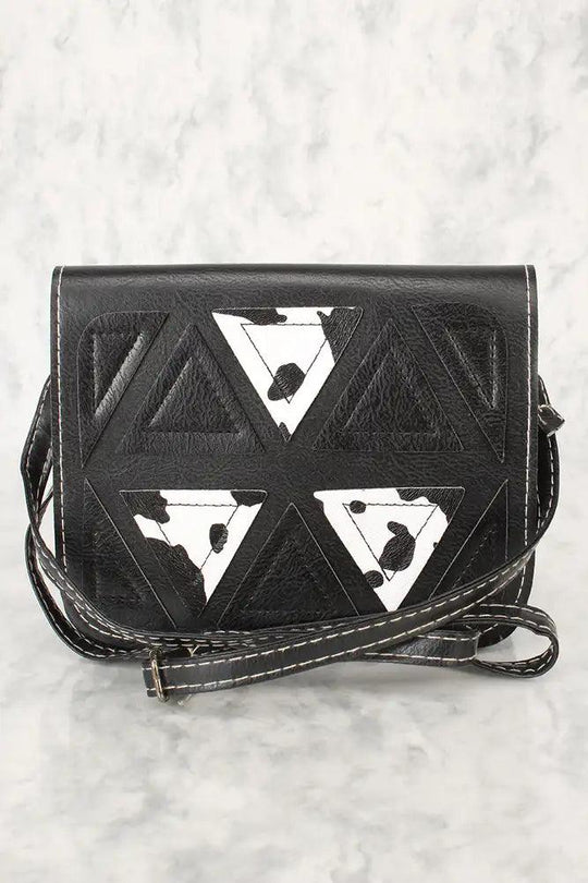 Sexy Zwart Witte Dierenprint Geometrische Nepleren Mini Schoudertas