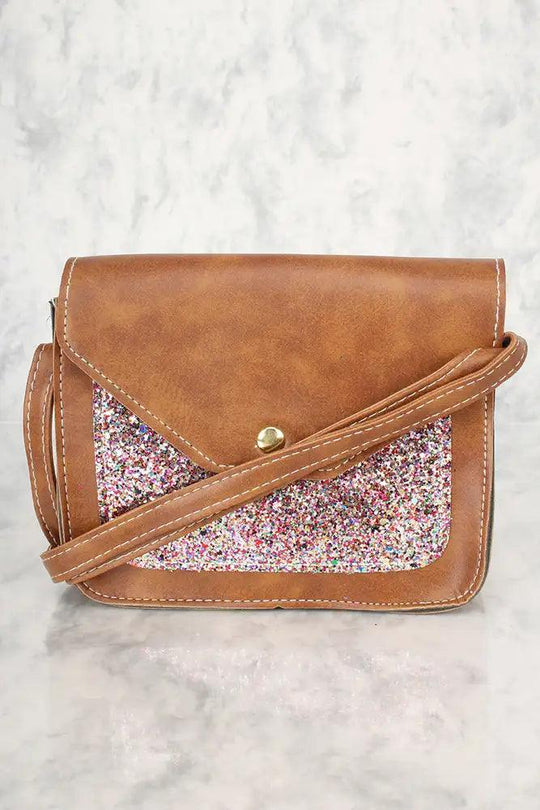 Sexy Kameel Pailletten Kleine Schouderhandtas