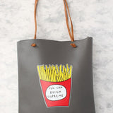 Sexy Houten Frietjes Print Casual 2Pc. Tote Handtas
