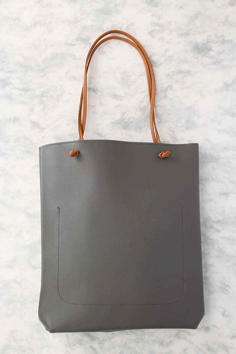 Sexy Houten Frietjes Print Casual 2Pc. Tote Handtas