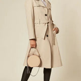 Dames Lichte Militaire Duster Trenchcoat | Met Riemsluiting en Epauletten | Voorjaar en Zomer Mantel