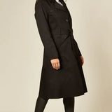 Dames Lichte Militaire Duster Trenchcoat | Met Riemsluiting en Epauletten | Voorjaar en Zomer Mantel