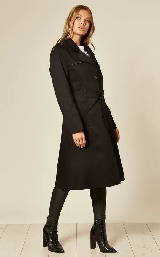 Dames Lichte Militaire Duster Trenchcoat | Met Riemsluiting en Epauletten | Voorjaar en Zomer Mantel