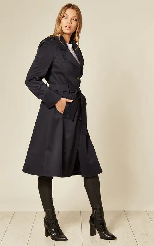 Dames Lichte Militaire Duster Trenchcoat | Met Riemsluiting en Epauletten | Voorjaar en Zomer Mantel