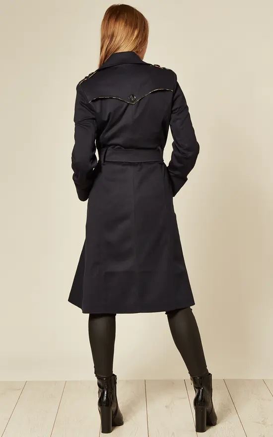 Dames Lichte Militaire Duster Trenchcoat | Met Riemsluiting en Epauletten | Voorjaar en Zomer Mantel