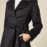 Dames Lichte Militaire Duster Trenchcoat | Met Riemsluiting en Epauletten | Voorjaar en Zomer Mantel
