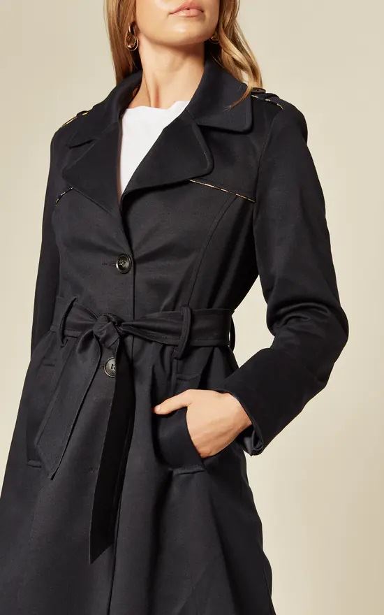 Dames Lichte Militaire Duster Trenchcoat | Met Riemsluiting en Epauletten | Voorjaar en Zomer Mantel