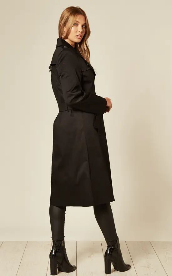 Dames Lichte Militaire Duster Trenchcoat | Met Riemsluiting en Epauletten | Voorjaar en Zomer Mantel