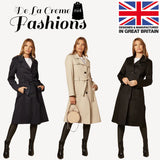 Dames Lichte Militaire Duster Trenchcoat | Met Riemsluiting en Epauletten | Voorjaar en Zomer Mantel