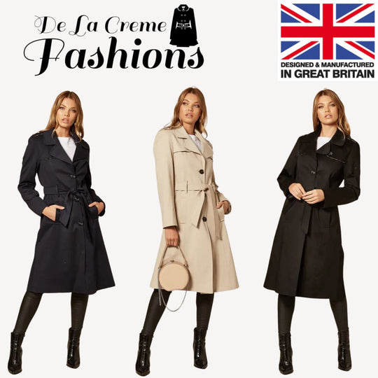 Dames Lichte Militaire Duster Trenchcoat | Met Riemsluiting en Epauletten | Voorjaar en Zomer Mantel