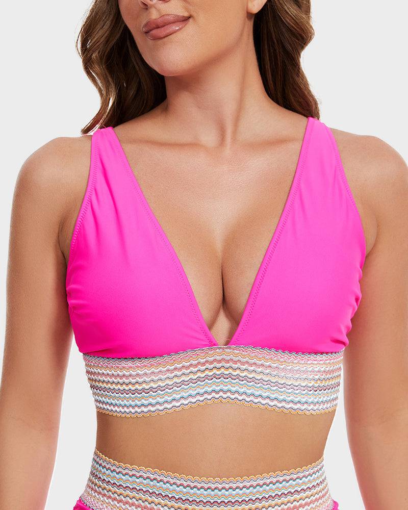 Beatrix - Elegante Hoge Taille Dames Bikini Set