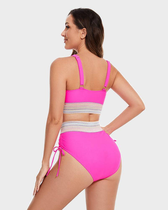 Beatrix - Elegante Hoge Taille Dames Bikini Set