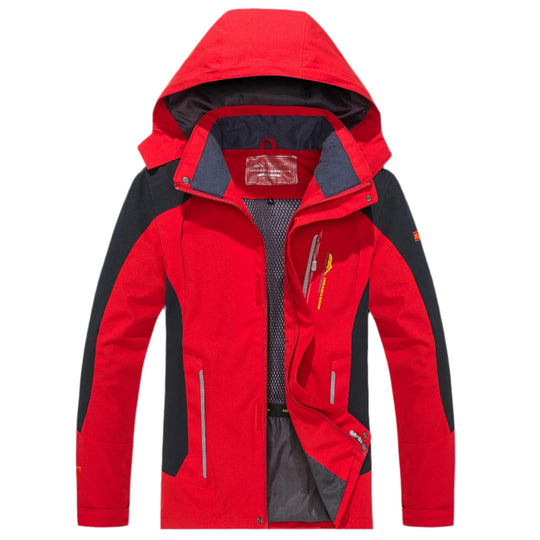 Hiking Jacket met Capuchon en Rits voor Heren | Ideaal voor Buitenactiviteiten