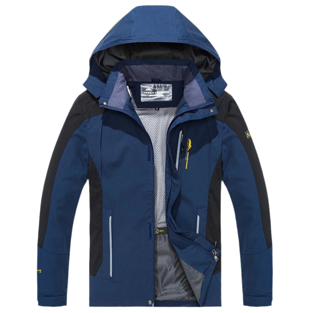 Hiking Jacket met Capuchon en Rits voor Heren | Ideaal voor Buitenactiviteiten