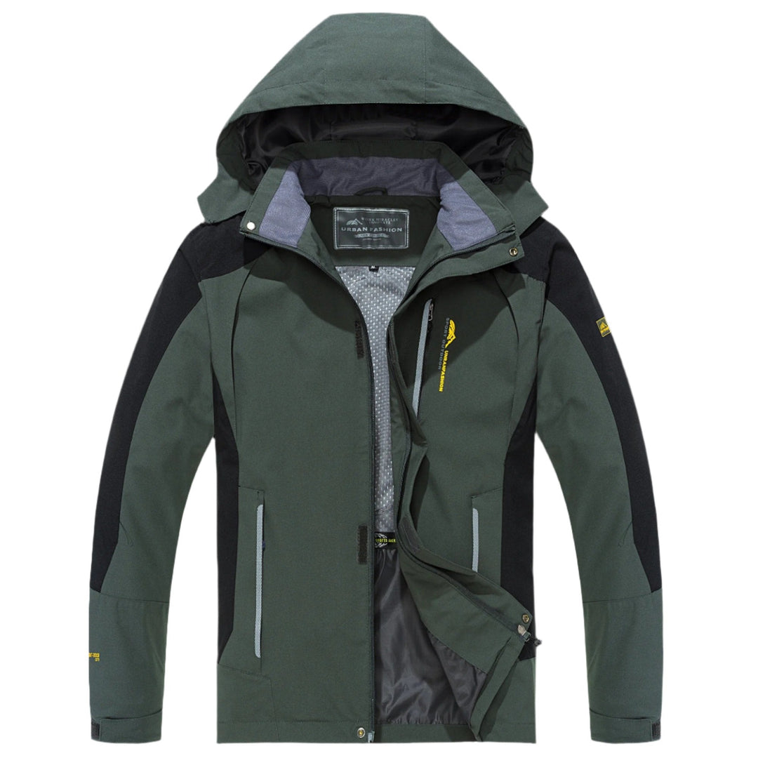Hiking Jacket met Capuchon en Rits voor Heren | Ideaal voor Buitenactiviteiten