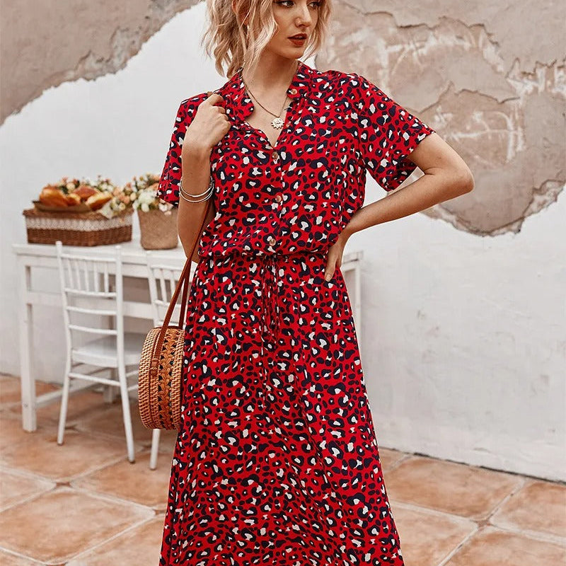 Beatrice - Klassieke Elegantie Dames Midi Jurk