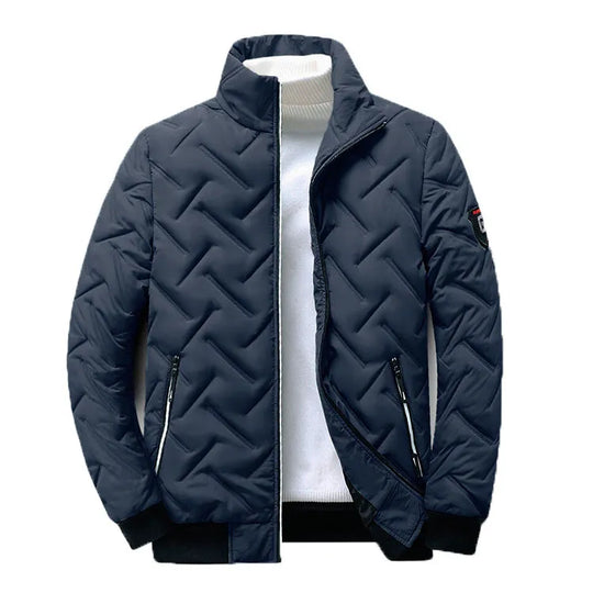 Gekleed Bomberjack met Opstaande Kraag voor Heren | Ideaal voor Herfst en Winter