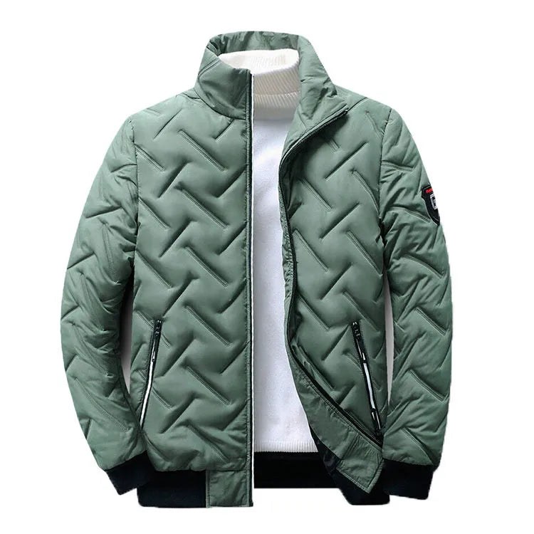 Gekleed Bomberjack met Opstaande Kraag voor Heren | Ideaal voor Herfst en Winter