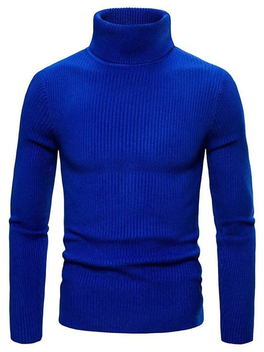 Polo Col Pull met Klassieke Afwerkingen voor Mannen | Ideaal voor het Middenseizoen of Werk