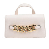Witte Gouden Ketting Accent Schoudertas