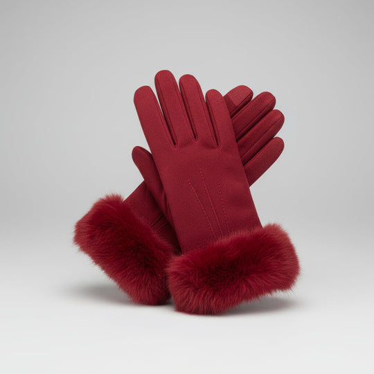 Zachte Pols Handschoenen met Textuurafwerking voor Vrouwen | Ideaal voor Koude Dagen