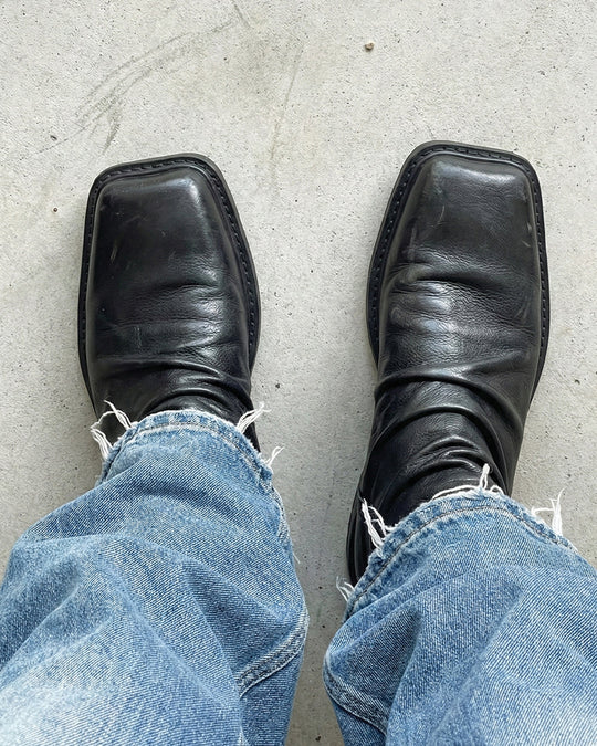 Heren | Enkellaars | Vierkante Neus | Strak Silhouet | Tijdloos Ontwerp