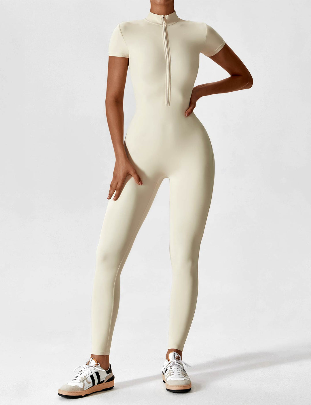 Lina | Naadloze Full-Zip Bodysuit | Stijlvol & Functioneel