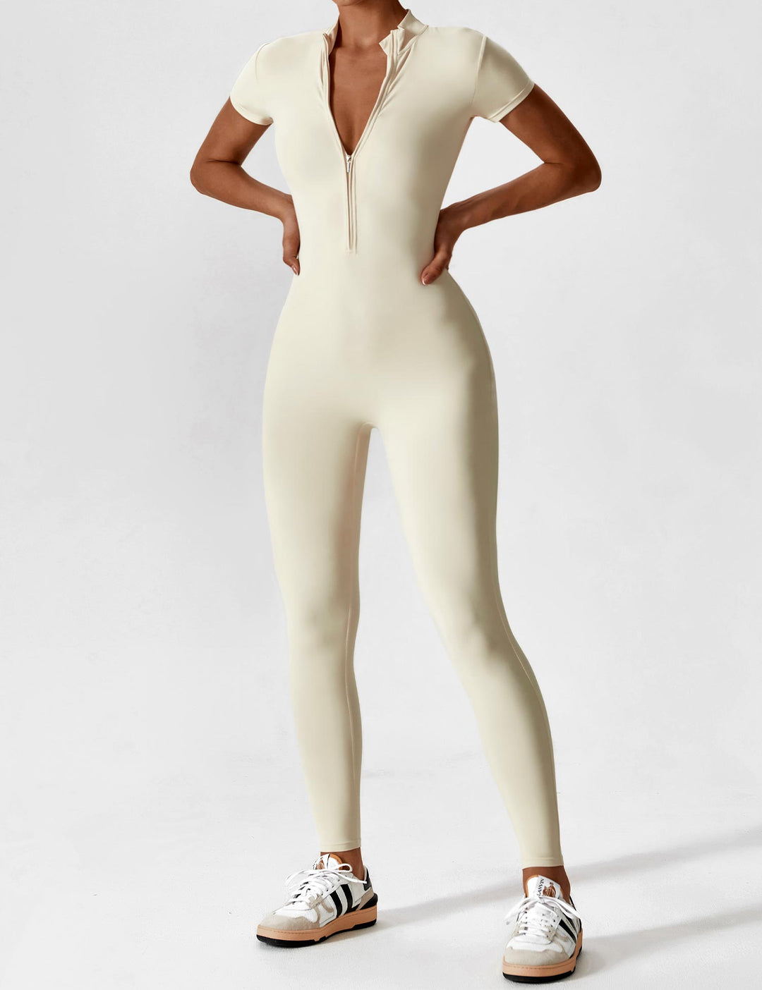 Lina | Naadloze Full-Zip Bodysuit | Stijlvol & Functioneel