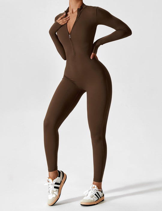 Lina | Naadloze Full-Zip Bodysuit | Stijlvol & Functioneel