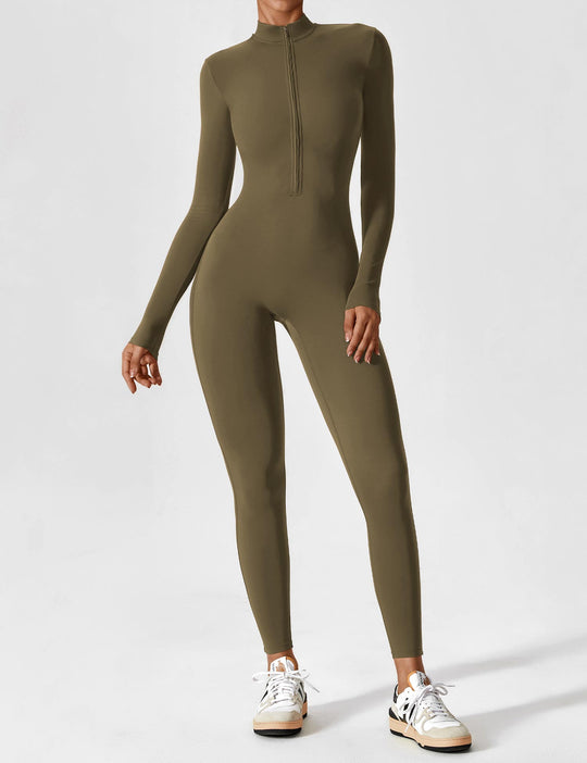 Lina | Naadloze Full-Zip Bodysuit | Stijlvol & Functioneel