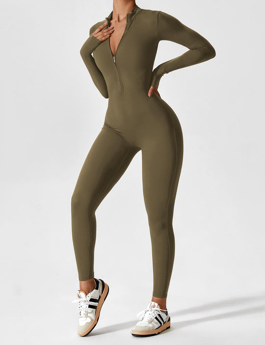 Lina | Naadloze Full-Zip Bodysuit | Stijlvol & Functioneel