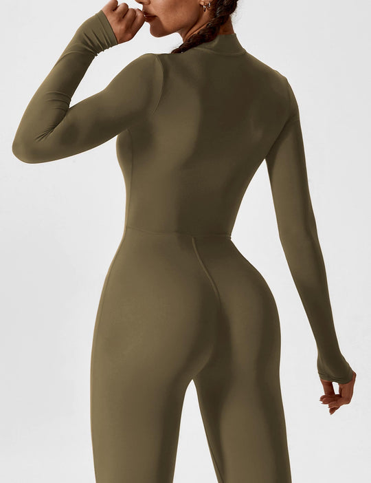 Lina | Naadloze Full-Zip Bodysuit | Stijlvol & Functioneel