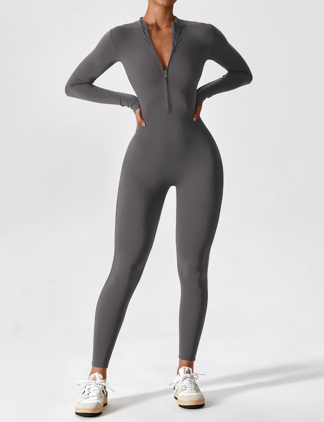 Lina | Naadloze Full-Zip Bodysuit | Stijlvol & Functioneel