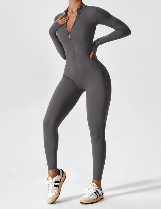 Lina | Naadloze Full-Zip Bodysuit | Stijlvol & Functioneel