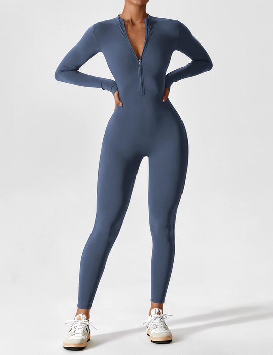 Lina | Naadloze Full-Zip Bodysuit | Stijlvol & Functioneel