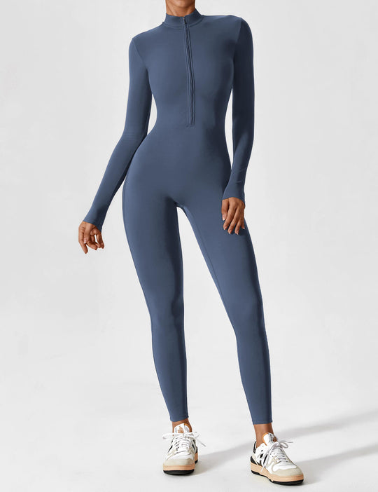 Lina | Naadloze Full-Zip Bodysuit | Stijlvol & Functioneel