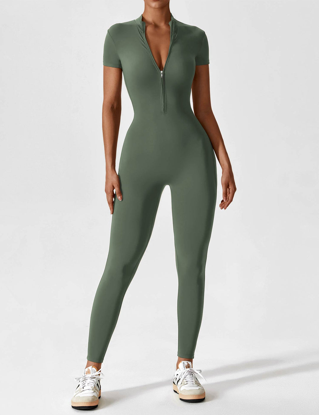 Lina | Naadloze Full-Zip Bodysuit | Stijlvol & Functioneel